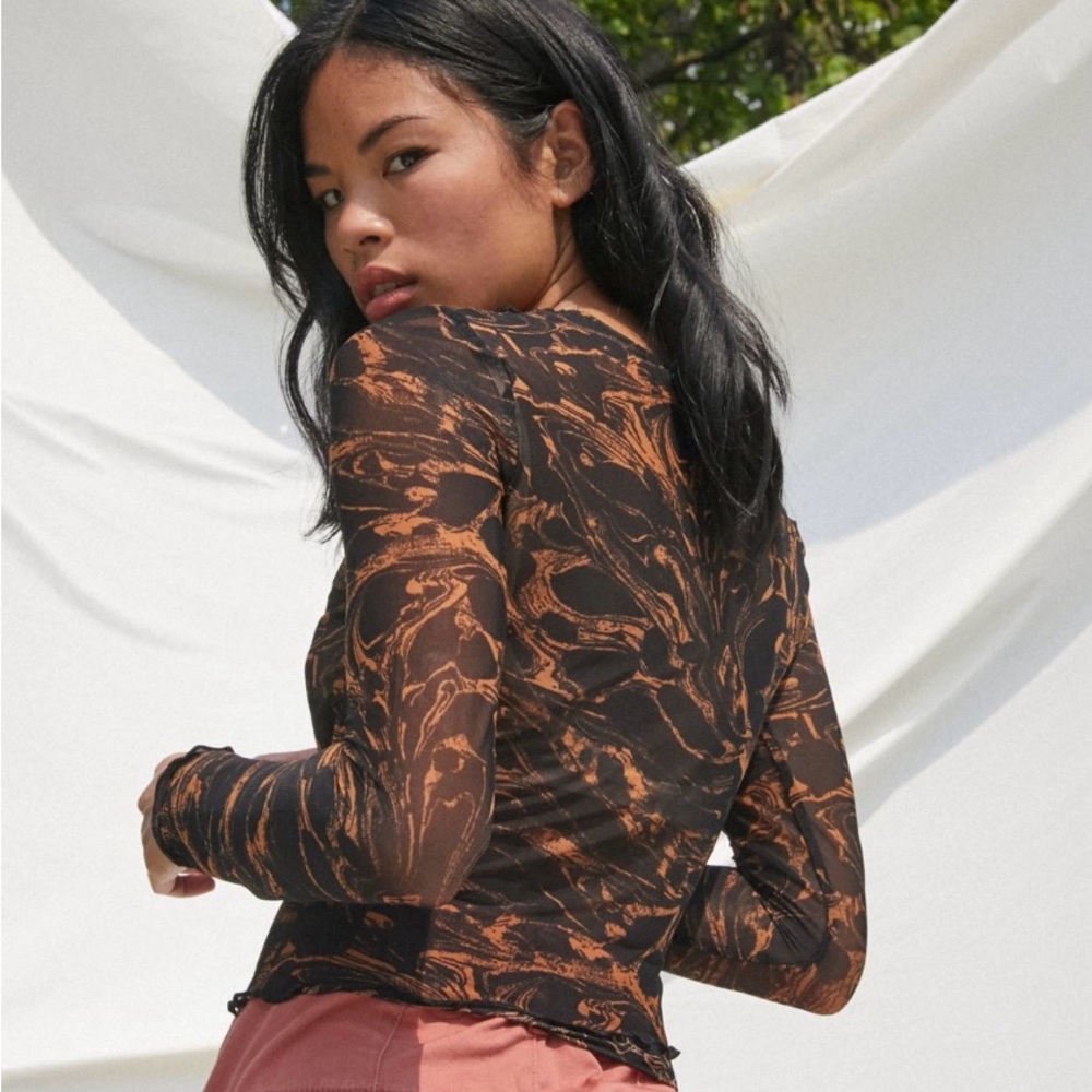 Uo Miles Mesh Top - image 2